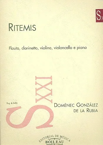 Ritemis For Flute Clarinet Violin Cello & Piano Score And Parts