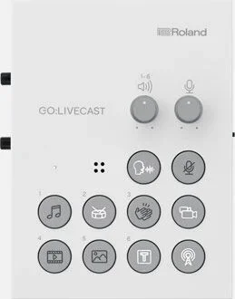 ROLAND GO:LIVECAST Smartphone Livestream Studio – Professional Streaming Hardware & App Combo for High-Quality Broadcasts