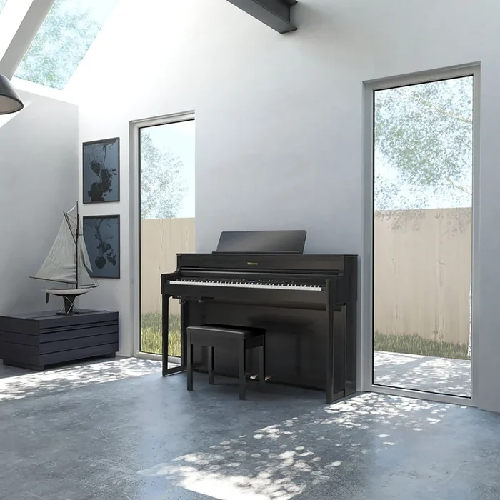 Roland HP704 Digital Piano – Charcoal Black