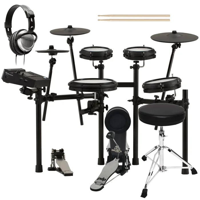 Roland TD313 V-Drums Electronic Drum Set DRUM ESSENTIALS BUNDLE