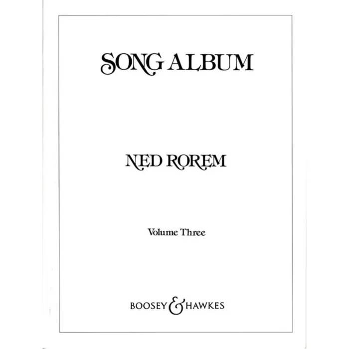 Rorem, Ned – Song Album Vol. 3