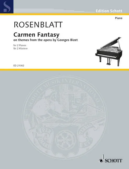 Rosenblatt, Alexander : Rosenblatt, Alexander : Carmen Fantasy, on themes from the opera by Georges Bizet – 2 pianos – Schot