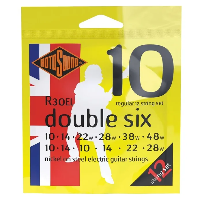 Rotosound R30EL Roto 12 String Electric Guitar Strings 10-48 Nickel on Steel