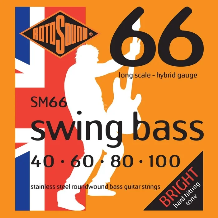 Rotosound SM66 Jazz Bass guitar strings
