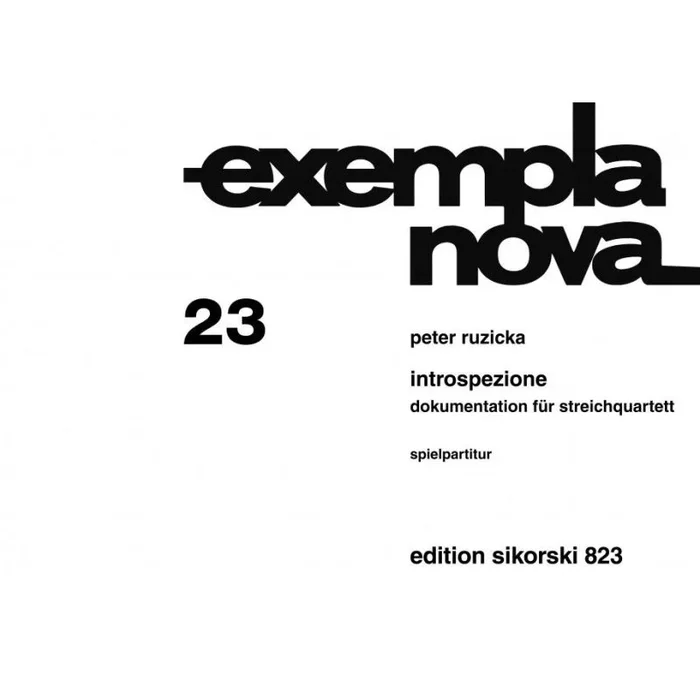 Ruzicka, Peter – Introspezione 23