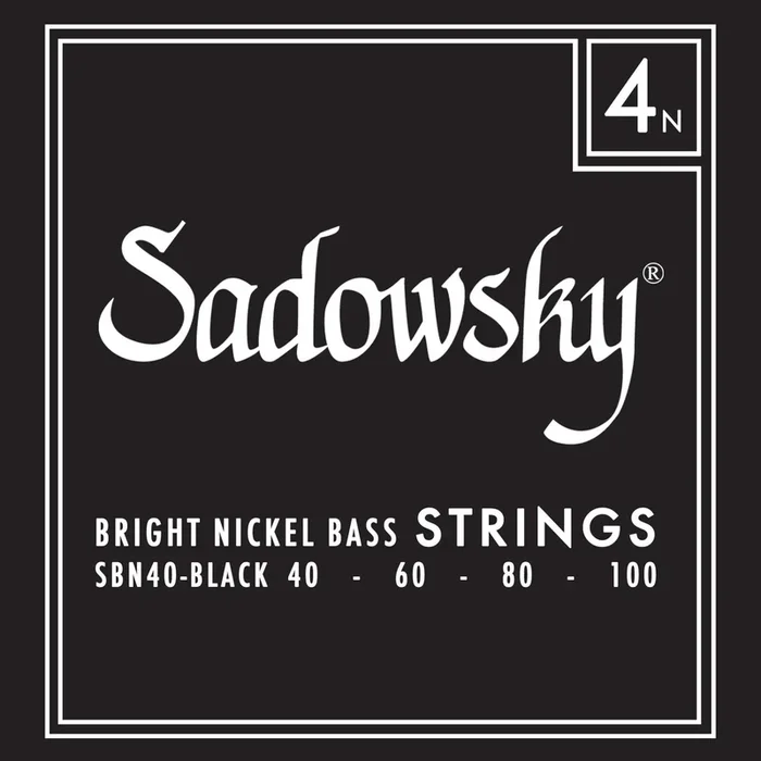 Sadowsky Black Label 4-Str Bass Strings Nickel Wound (40-100)