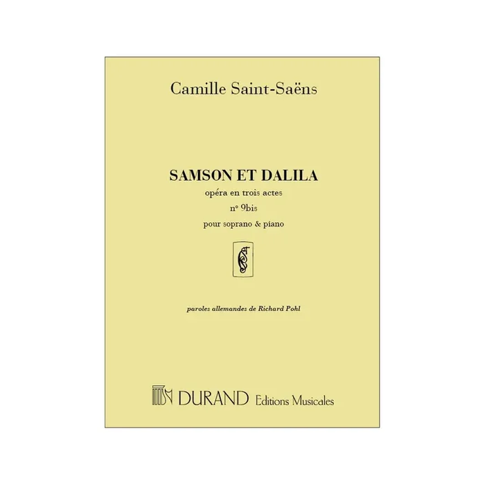 Saint-Saëns, Camille – Samson Et Dalila no9bis Le Meme