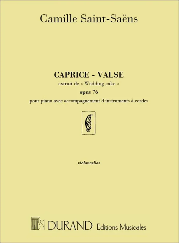 Saint-Saëns, Camille – Wedding Cake Vcl Orch.