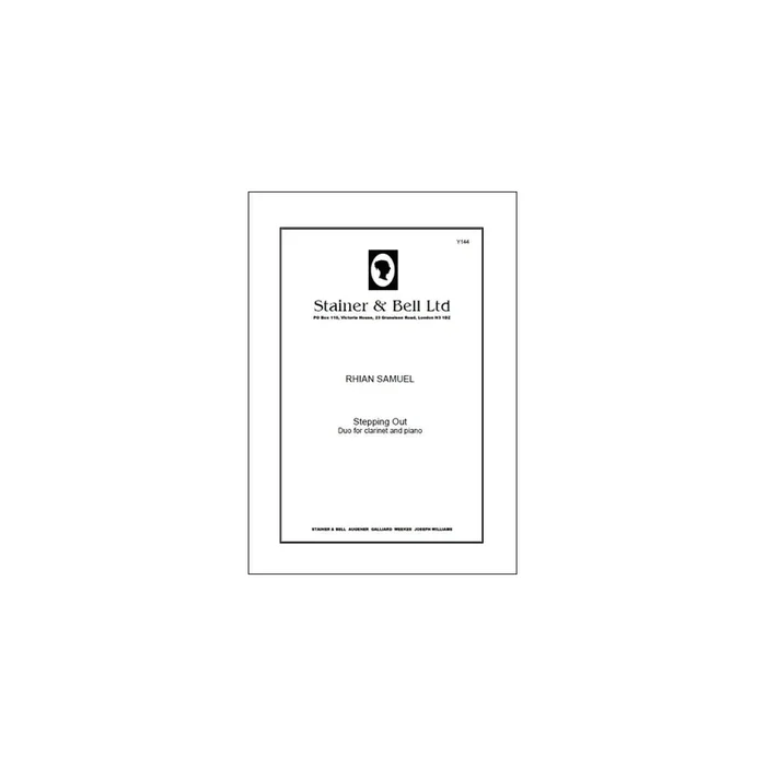 Samuel, Rhian – Stepping Out for Clarinet and Piano