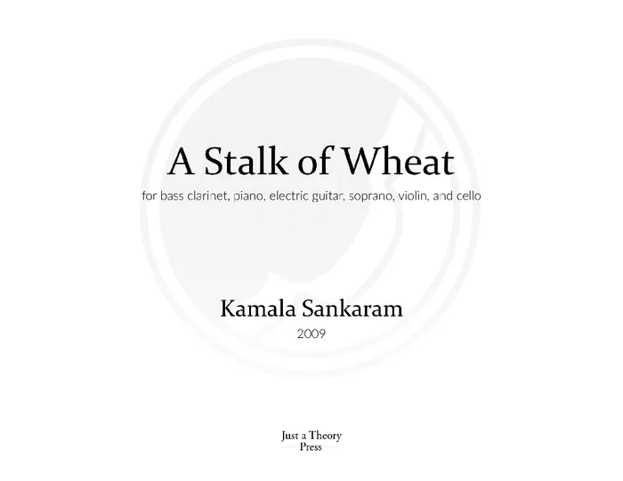 Sankaram: A Stalk of Wheat