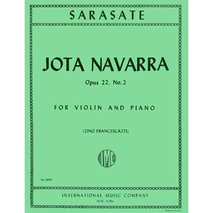 Sarasate: Jota Navarra – Op. 22, No. 2 (Spanish Dances)