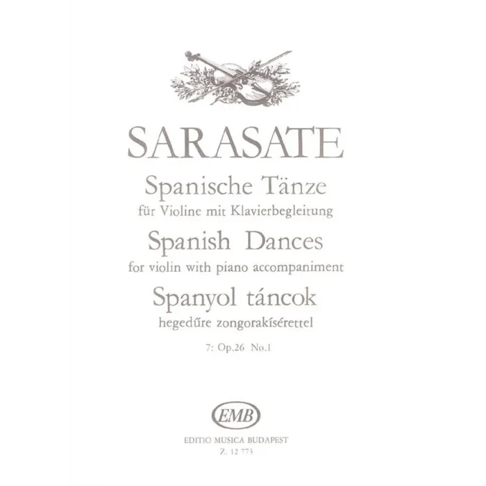 Sarasate, Pablo de – Spanish Dances Vol.7 (violin and piano)