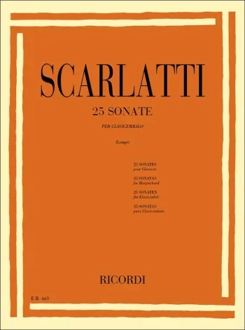Scarlatti : 25 Sonatas: Piano (Ricordi)