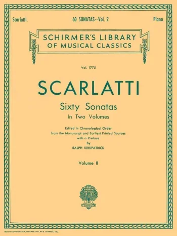Scarlatti : 60 Sonatas Vol.2: Piano (Schirmer)