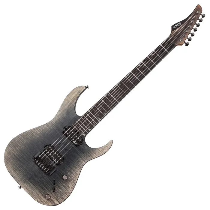 Schecter 7 String Banshee Mach 7 Electric Guitar in Fallout Burst Finish – 1412SHC