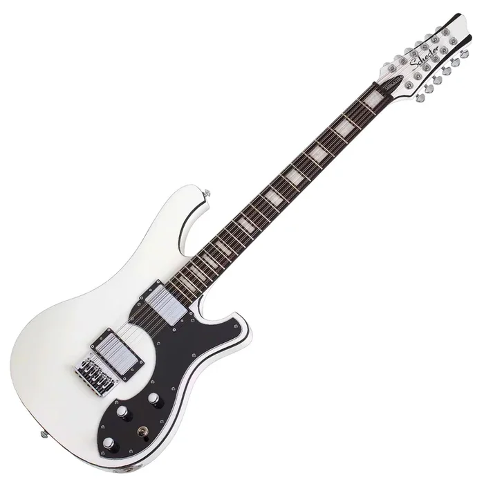 Schecter Stargazer 12 String Electric Guitar in Gloss White – 679SHC