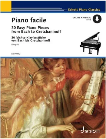 Schott Piano Classics: 30 Easy Piano Pieces From Bach To Gretchaninoff