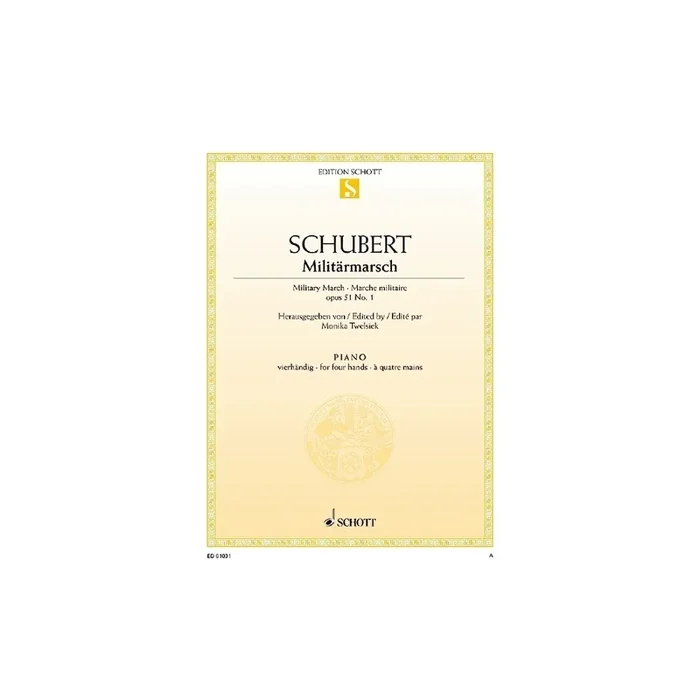 Schubert, Franz – Military March D Major op. 51/1 D 733/1