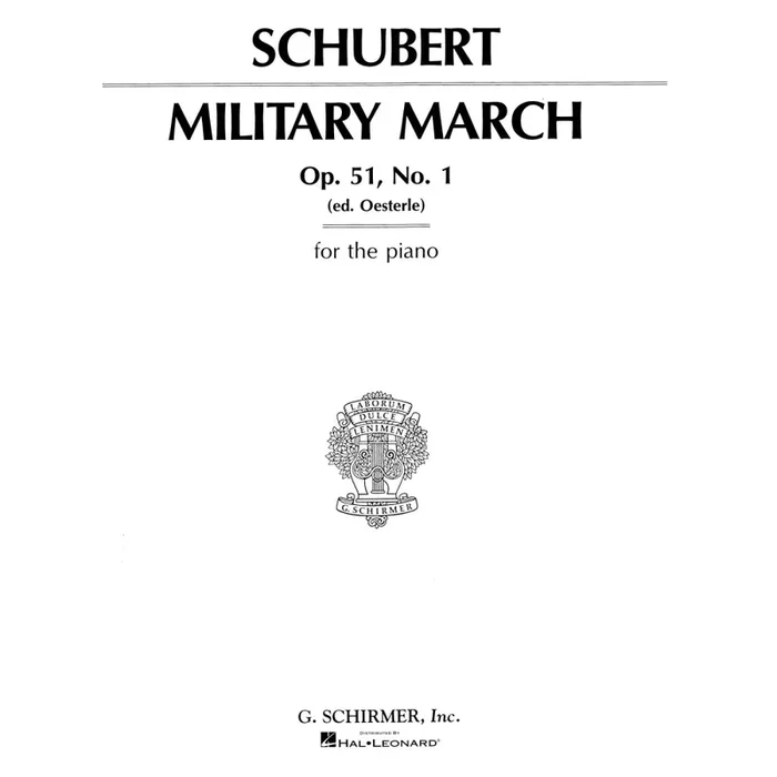 Schubert, Franz – Military March, Op. 51, No. 1