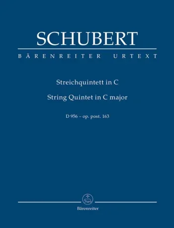 Schubert : String Quintet in C, Op.posth.163 (D.956) (Urtext) Study score (Barenreiter)