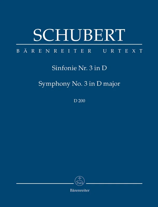 Schubert: Symphony No 3 – Study Score