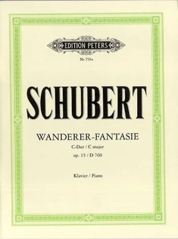 Schubert : Wanderer-Fantasie: C Major: Op15: D760: Piano (Peters)