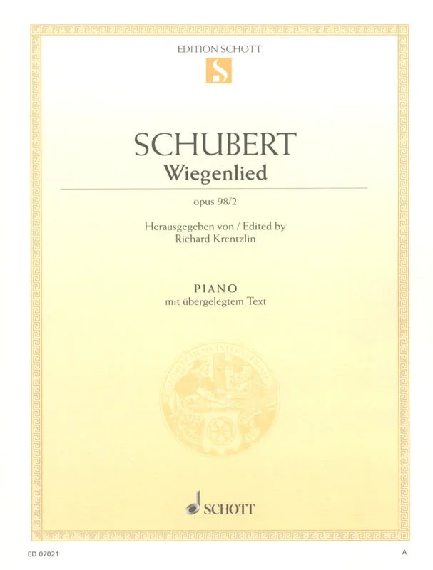 Schubert: Wiegenlied, D 498, Op. 98, No. 2