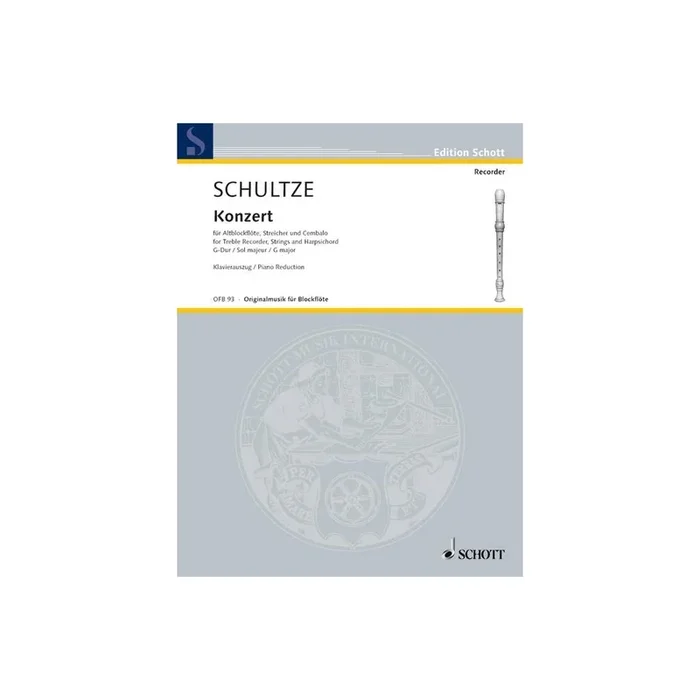 Schultze, Johann Christoph – Concerto in G Major