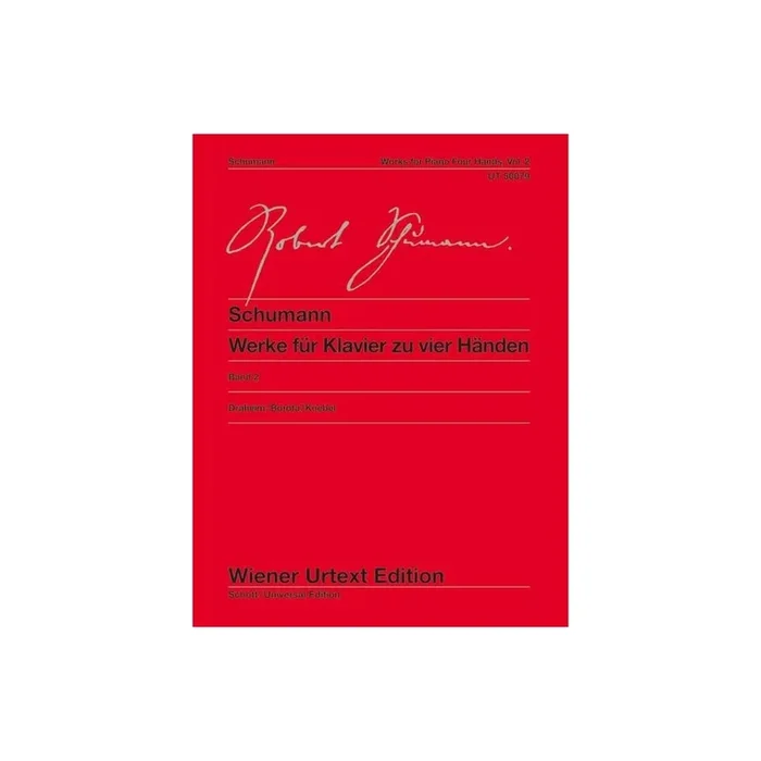 Schumann, Robert – Works for Piano 4 Hands Vol. 2