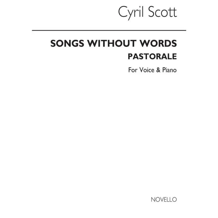 Scott, Cyril – Pastorale (From Songs Without Words) Voice/Piano