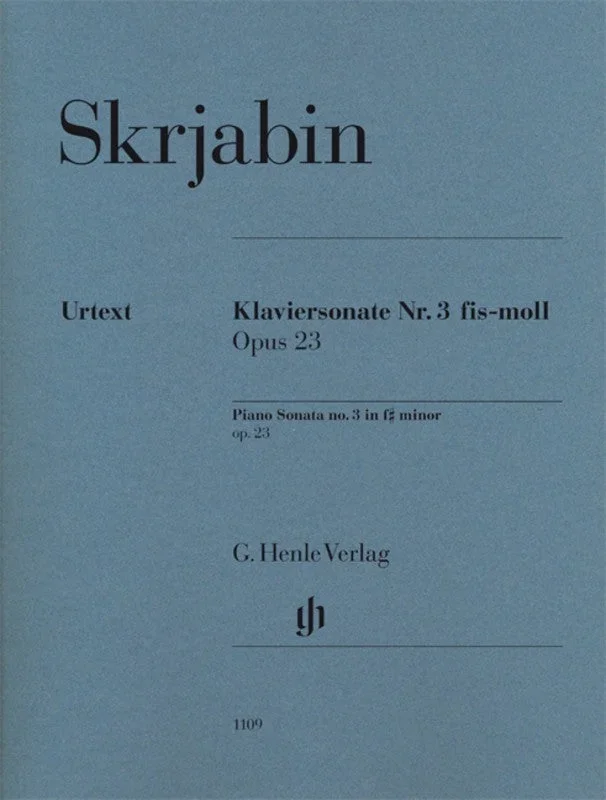 Scriabin: Piano Sonata No 3 Op 23