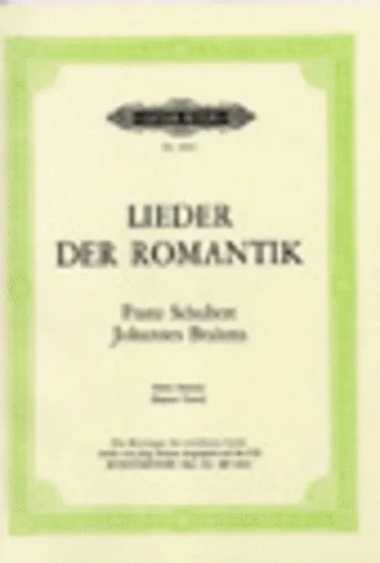 Selected Lieder High Schubert And Brahms (Softcover Book)