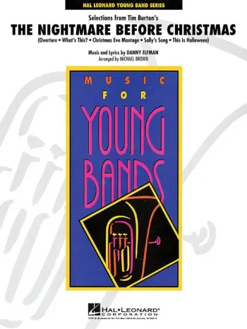 Selections From A Nightmare Before Christmas: Concert Band: Score & Parts (Elfman/Brown)