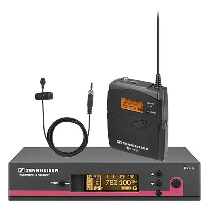Sennheiser EW114G3A2 Cardioid Lavalier Wireless “A” Frequency (Factory Repack) EW114G3A