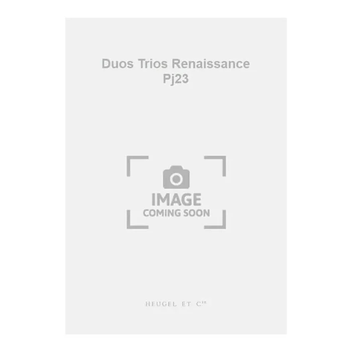 Sermisy, Claudin de – Duos Trios Renaissance Pj23