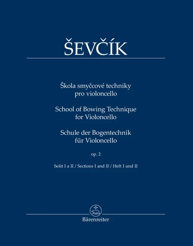 Ševčík: School of Bowing Technique for Cello Op 2, Book 1