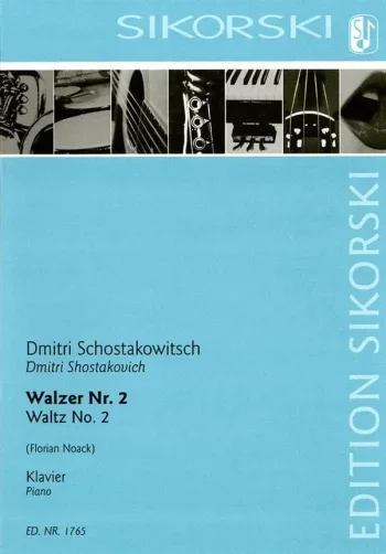 Shostakovich : Second Waltz: Jazz Suite No 2: Piano (Sikorski)