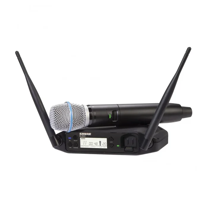 Shure digital wireless handheld system and BETA87A vocal microphone