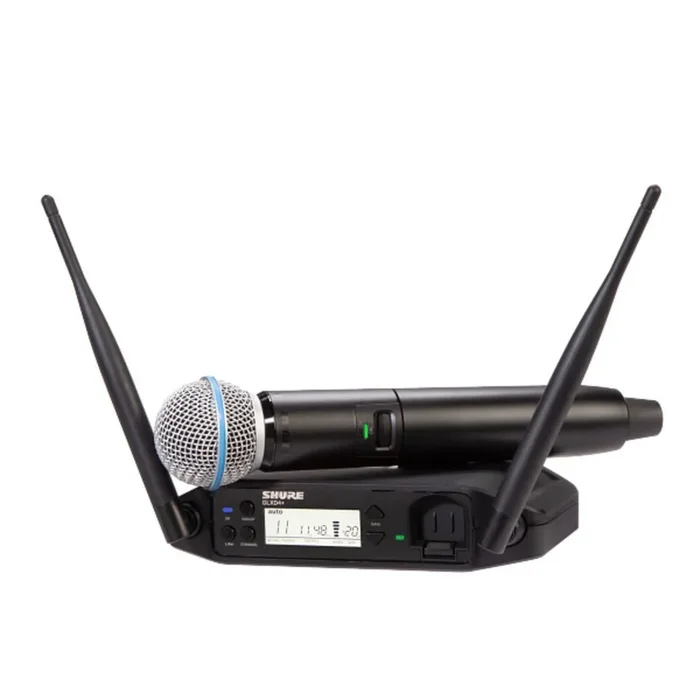 Shure GLXD24+/B58 Digital Wireless Handheld System with BETA®58A Vocal Microphone