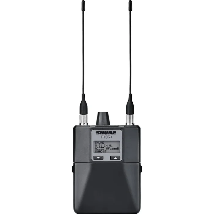 Shure P10R+ Wireless Bodypack Receiver – Frequency G10: 470 to 542 MHz