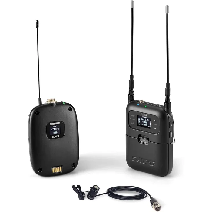 Shure SLXD15/85 Wireless Cardioid Lavalier Mic System – G58 Frequency