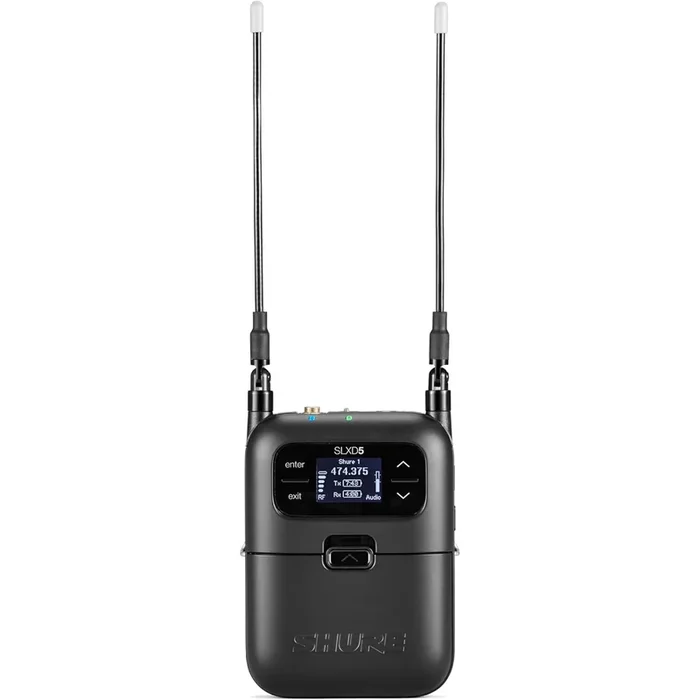 Shure SLXD5 Digital Camera-Mount Wireless Microphone Receiver – J52 Frequency