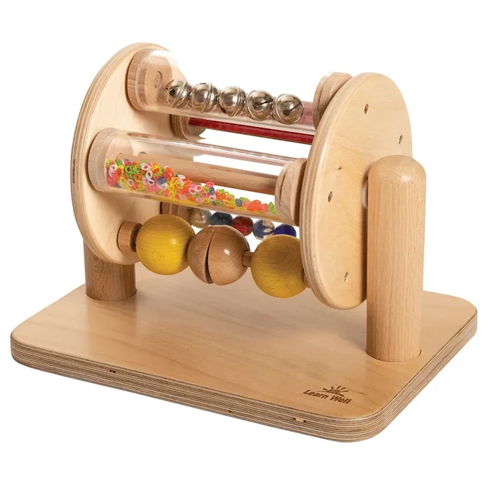 Sight & Sound Sensory Drum | Eco-Friendly Spin & Discover Activity Toy