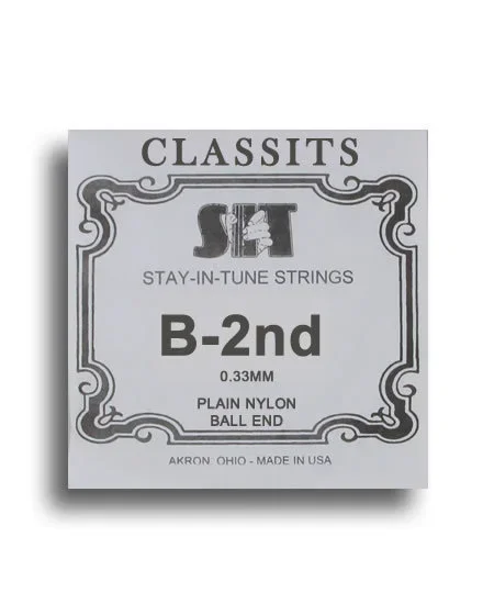 SIT Classits Plain Nylon Classical Guitar Single String (B-2nd)