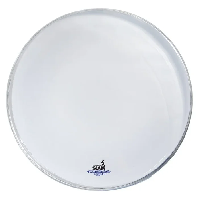 Slam Single Ply Clear Medium Weight Drum Head 22″