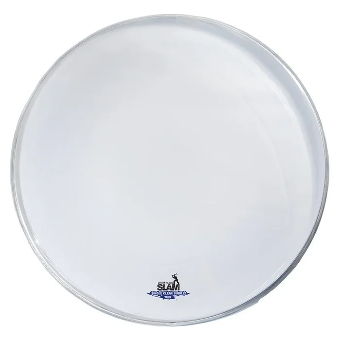Slam Single Ply Clear Thin Weight Drum Head 10″