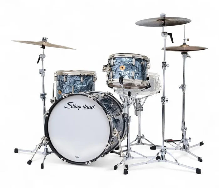 Slingerland Radio King 20 ” 3-Piece Shell Pack in Black Diamond Pearl 20/12/14