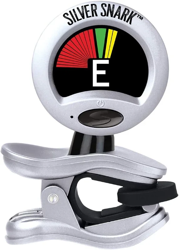 Snark SIL1 Silver Snark Hyper-Fast Clip-On Chromatic Tuner