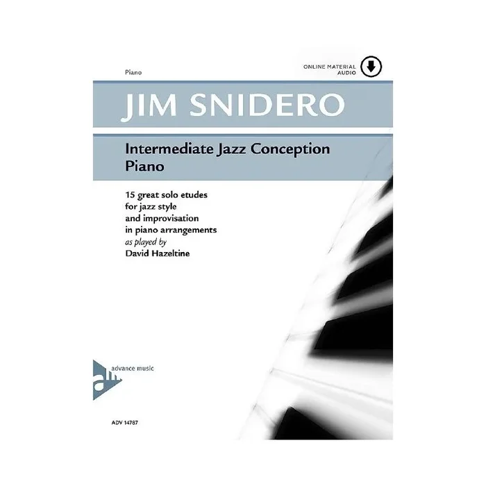 Snidero, Jim – Intermediate Jazz Conception Piano