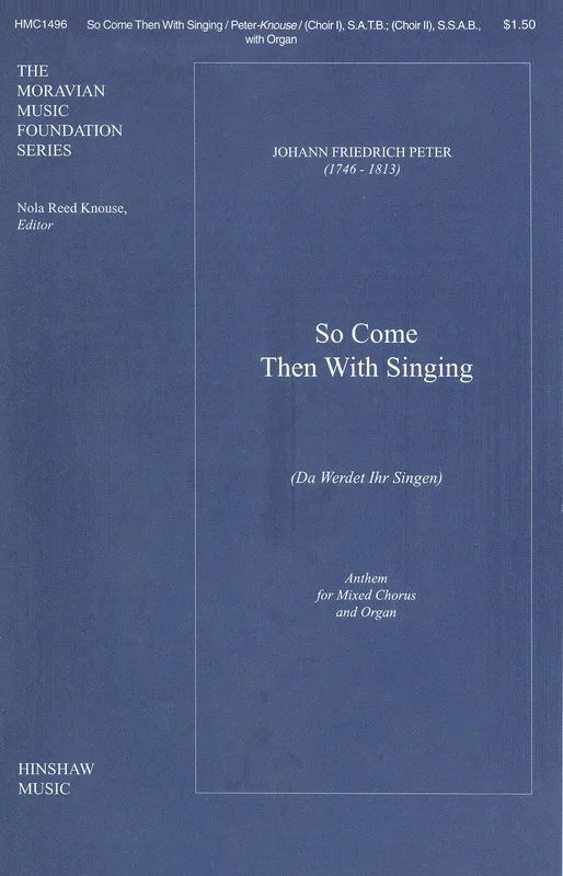 So Come Then With Singing SATB/SSAB (Octavo)